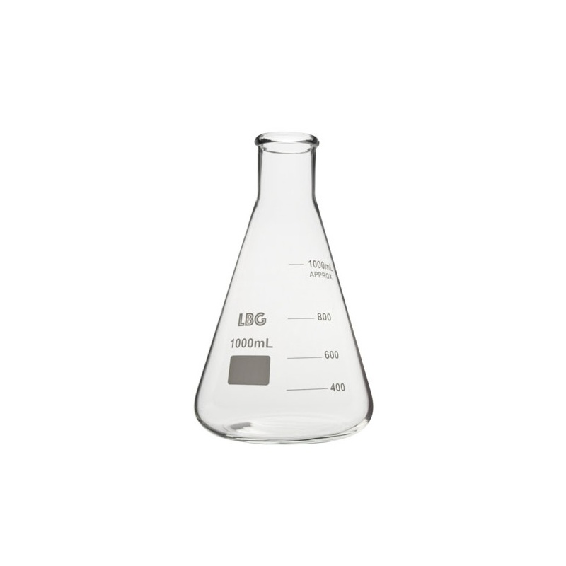 Pahar Erlenmayer cu gat ingust - 1000 ml