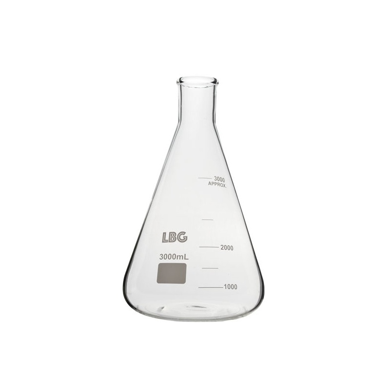 Pahar Erlenmayer cu cat ingust - 2000 ml 2