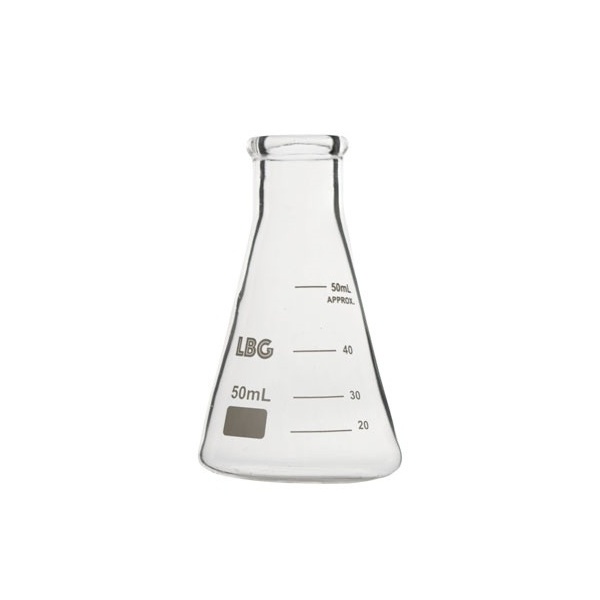 Pahar Erlenmayer cu cat ingust - 2000 ml