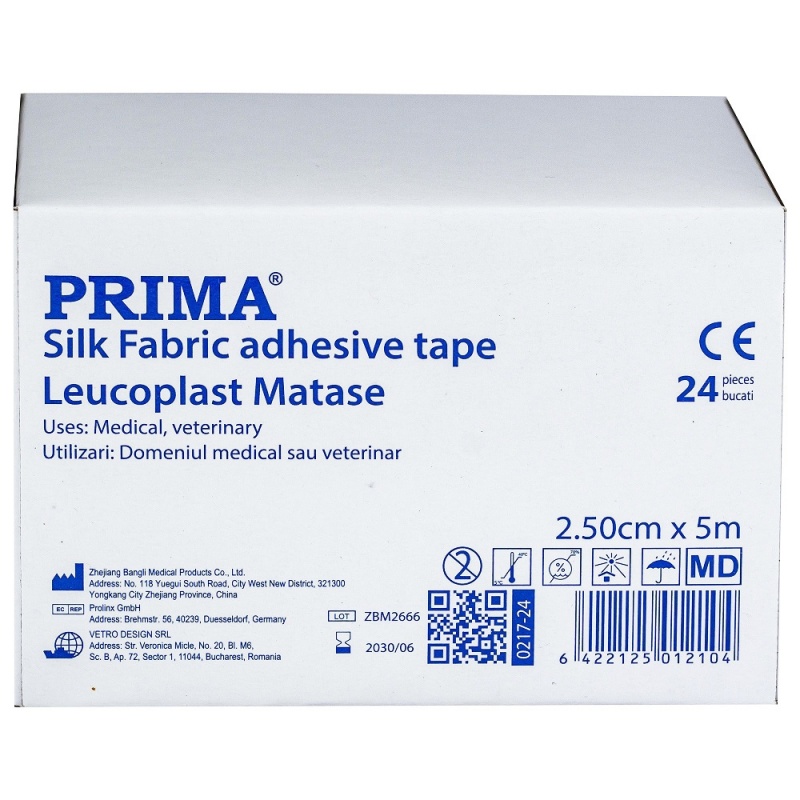 Leucoplast matase - 2.5 cm x 5 m - 24 buc 2