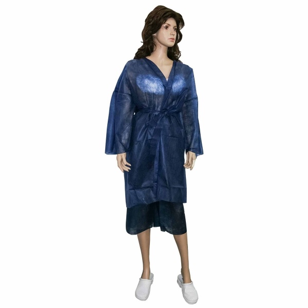 Kimono cosmetic, SPA, unica folosinta - Albastru