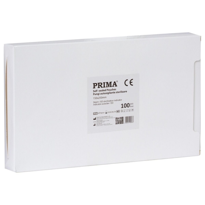 Pungi sterilizare autosigilante autoclav - 150 x 250 mm - 100 buc 2
