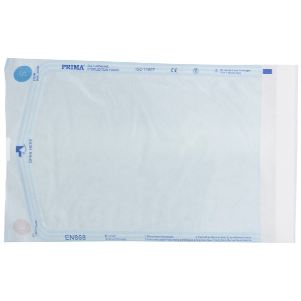 Pungi sterilizare autosigilante autoclav - 150 x 250 mm - 100 buc