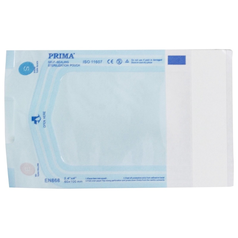 Pungi sterilizare autosigilante autoclav - 60 x 100 mm - 100 buc