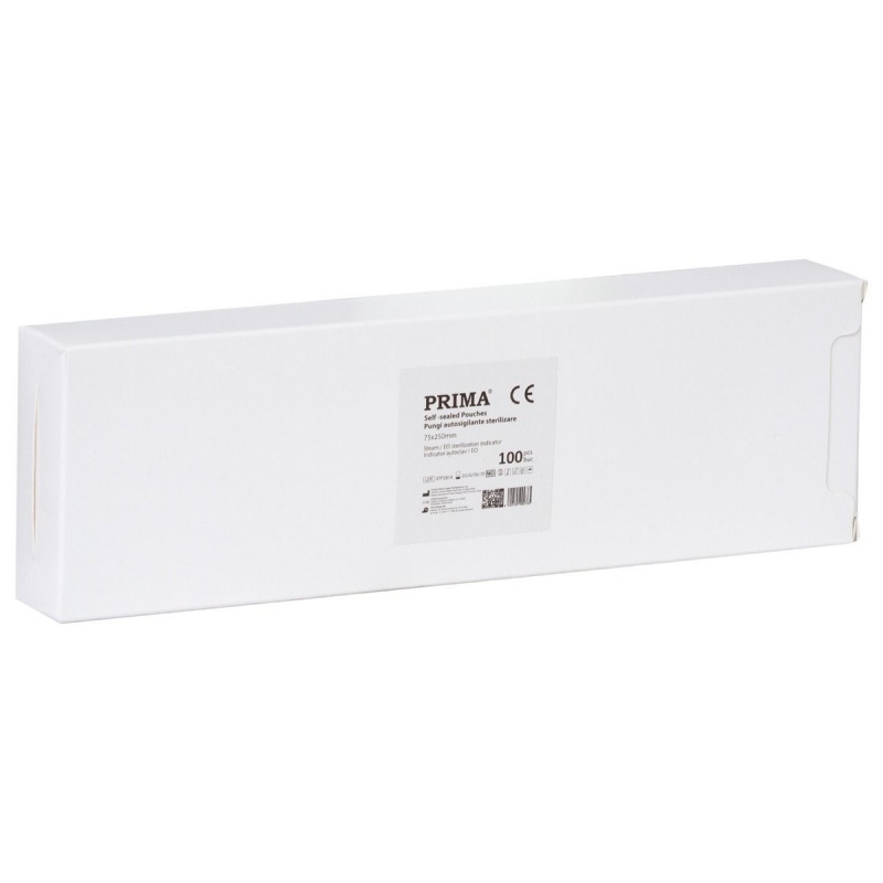 Pungi sterilizare autosigilante autoclav - 75 x 250 mm - 100 buc 2