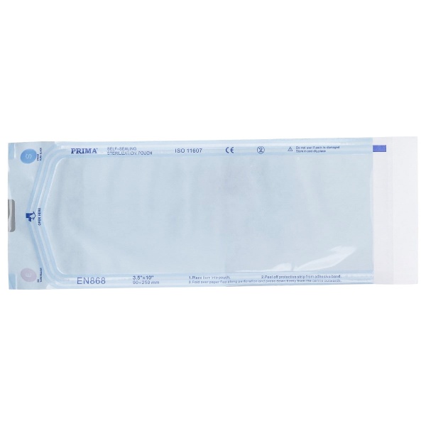Pungi sterilizare autosigilante autoclav - 90 x 250 mm - 100 buc