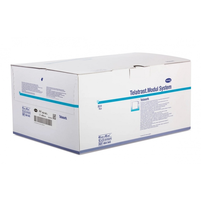 Telasorb - Lavete chirurgicale sterile din tifon cu cip radioopac - 45 x 45 cm - 5 buc 2