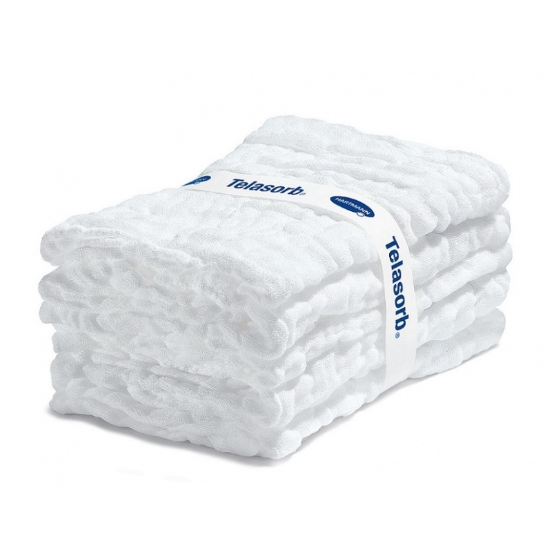 Telasorb - Lavete chirurgicale ne-sterile din tifon cu cip radioopac - 45 x 45 cm - 5 buc