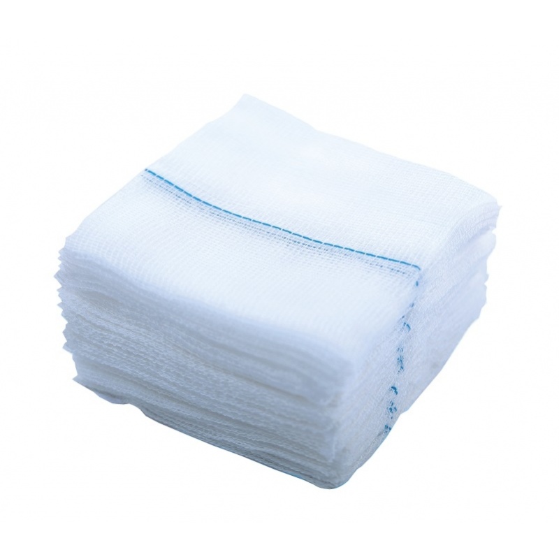 Comprese tifon nesterile cu Fir Radiologic 7.5 x 7.5 cm - 8 straturi - 100 buc