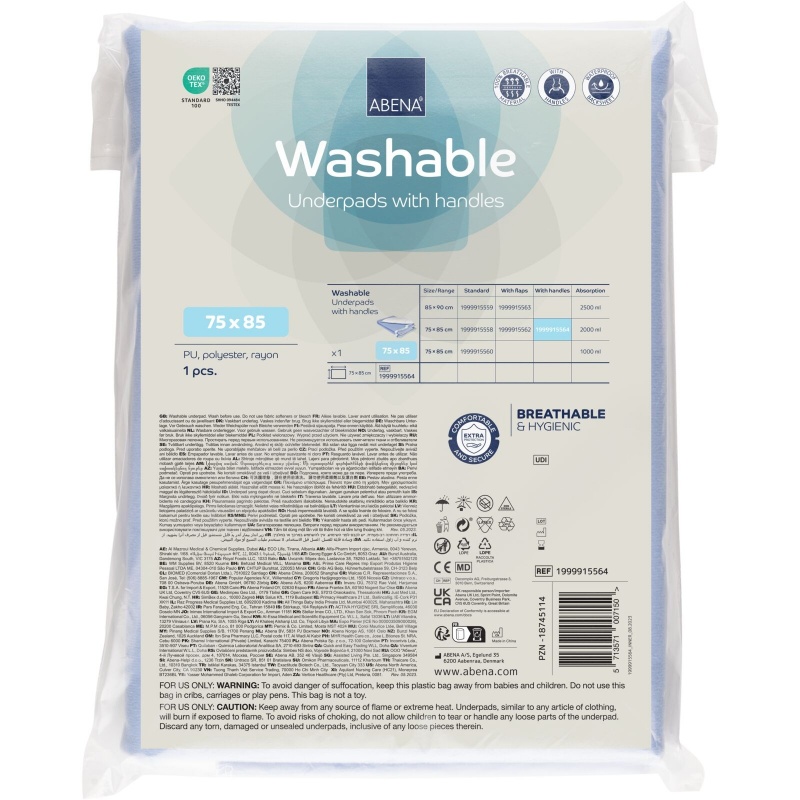 Abri Soft Washable - Aleza incontinenta reutilizabila 85 x 75 cm 2