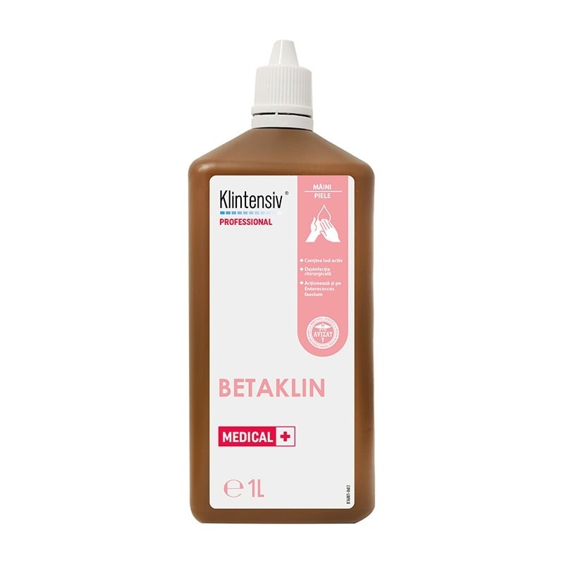 Betaklin - Solutie dezinfectanta cu betadina - 1 litru