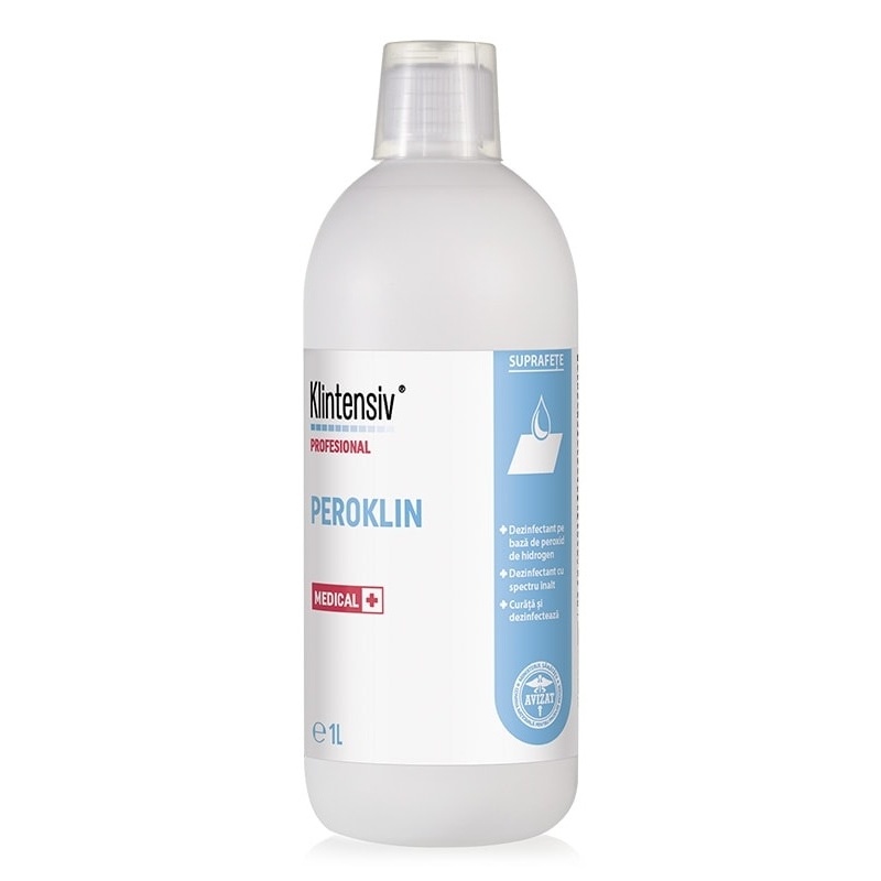 Peroklin – Dezinfectant pe baza de peroxid de hidrogen - 1 litru