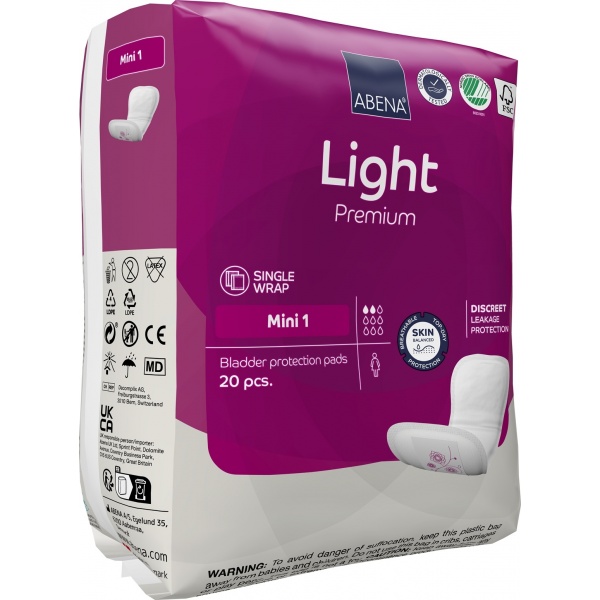 Abena Light Mini 1 - Absorbante anatomice - 20 buc