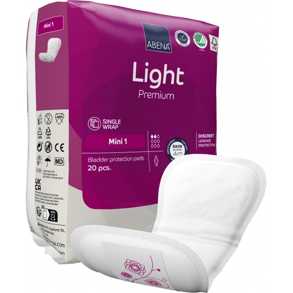 Abena Light Mini 1 - Absorbante anatomice - 20 buc