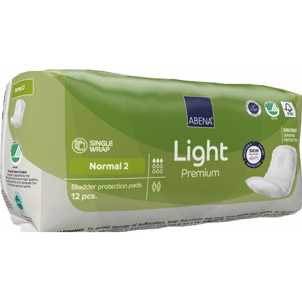 Abena Light Normal 2 - Absorbante anatomice - 12 buc