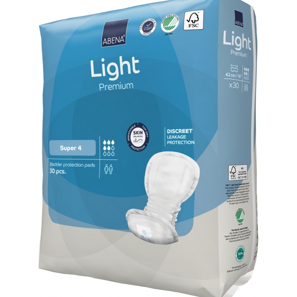 Abena Light Super 4 - Absorbante anatomice - 30 buc