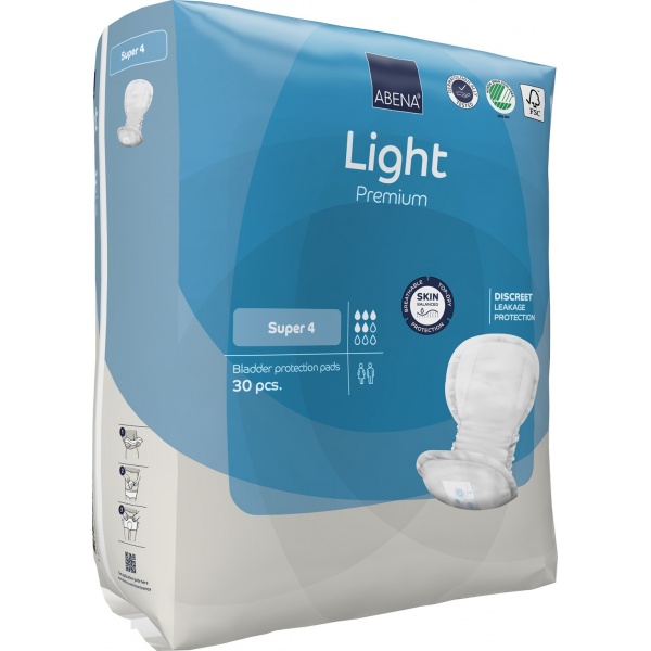 Abena Light Super 4 - Absorbante anatomice - 30 buc