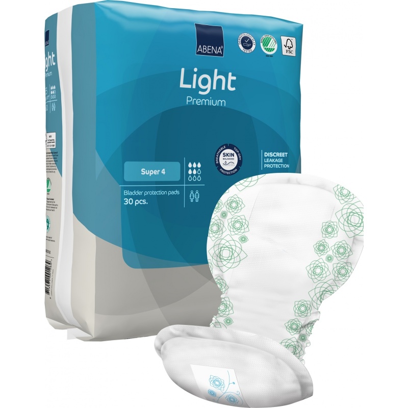 Abena Light Super 4 - Absorbante anatomice - 30 buc