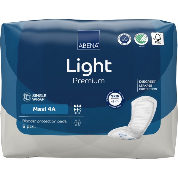 Abena Light Maxi 4A - Absorbante anatomice - 8 buc