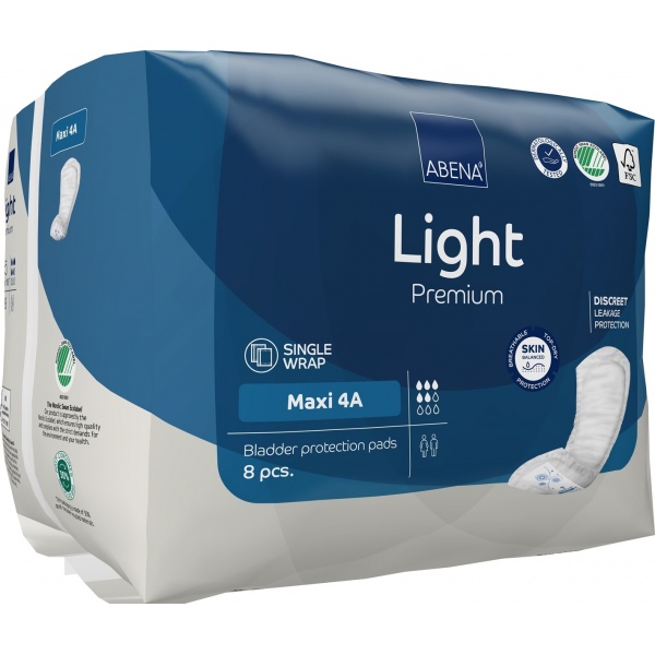 Abena Light Maxi 4A - Absorbante anatomice - 8 buc