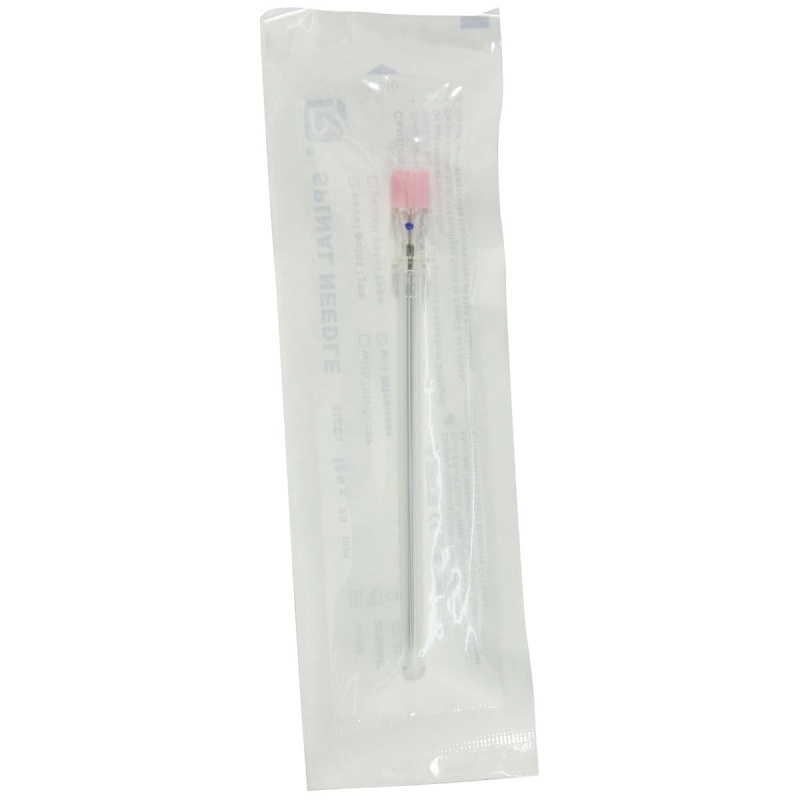Ace spinale tip Quincke pentru punctii si anestezii - 18G - ROZ - 50 buc 2