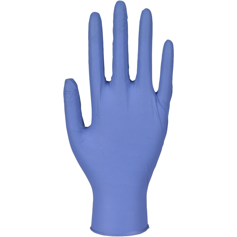 Abena Excellent - Manusi de Examinare din Nitril Antimicrobiene - Albastre - L - 200 buc 2