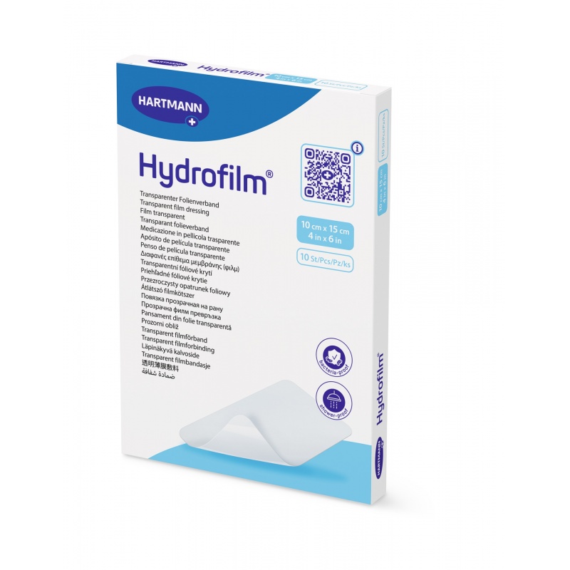 Hydrofilm - Plasture pentru protectia plagii 10 x 15 cm - 10 buc