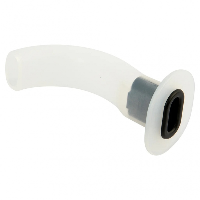 Pipa respiratie tip Guedel - Negru - Nr. 0 - 6 cm
