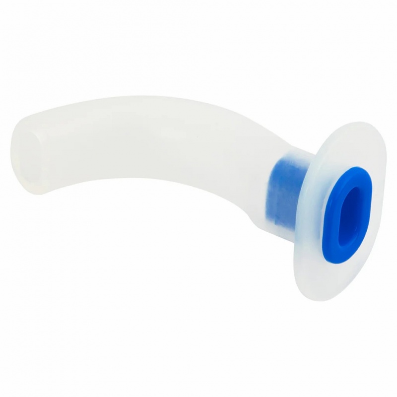 Pipa respiratie tip Guedel - Albastru - Nr. 00 - 5 cm