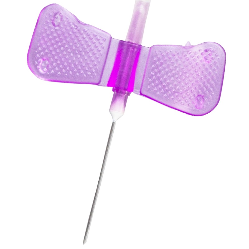 Microperfuzoare, fluturasi - 24G - Mov - 100 buc 2