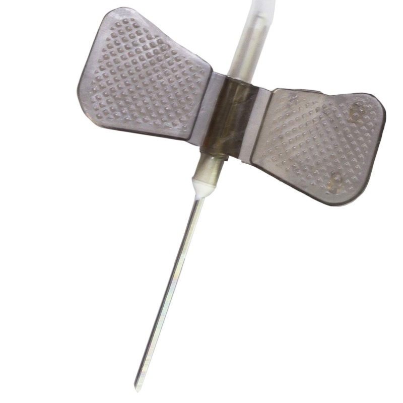 Microperfuzoare, fluturasi - 22G - Negru - 100 buc 2