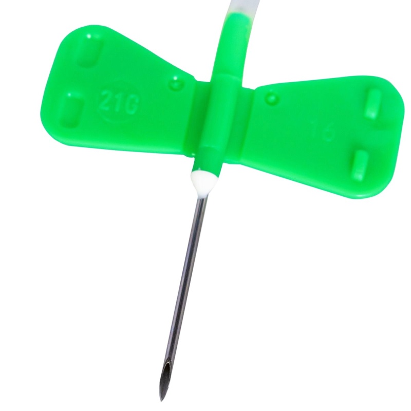 Microperfuzoare, fluturasi PRIMA - 21G - Verde - 100 buc 2