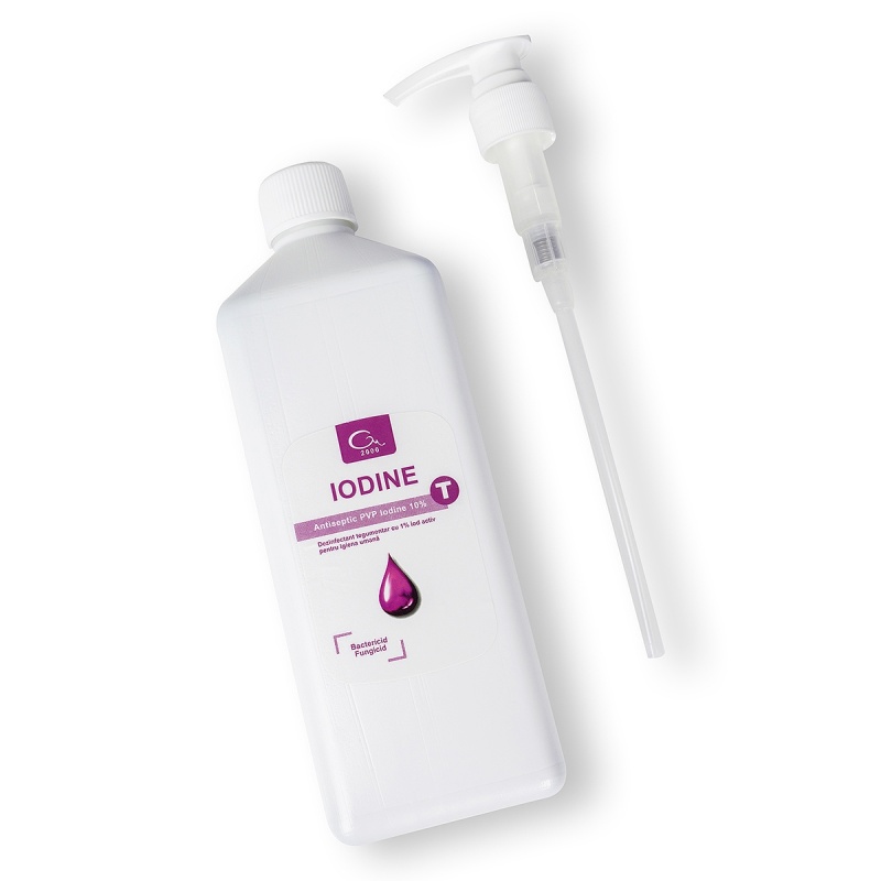 Iodine T - Dezinfectant tegumente pe baza de iod - 1 litru 2
