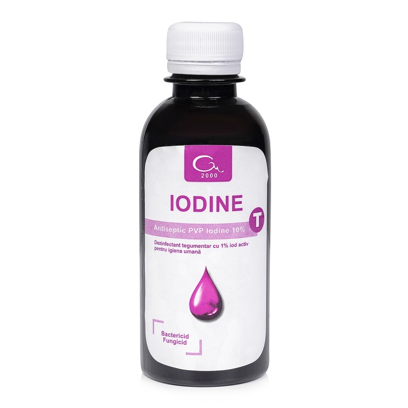 Iodine T - Dezinfectant tegumente pe baza de iod - 200 ml