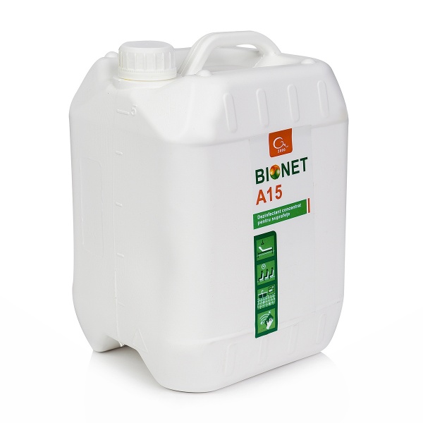 Bionet A15 - Dezinfectant suprafete concentrat - 5 litri