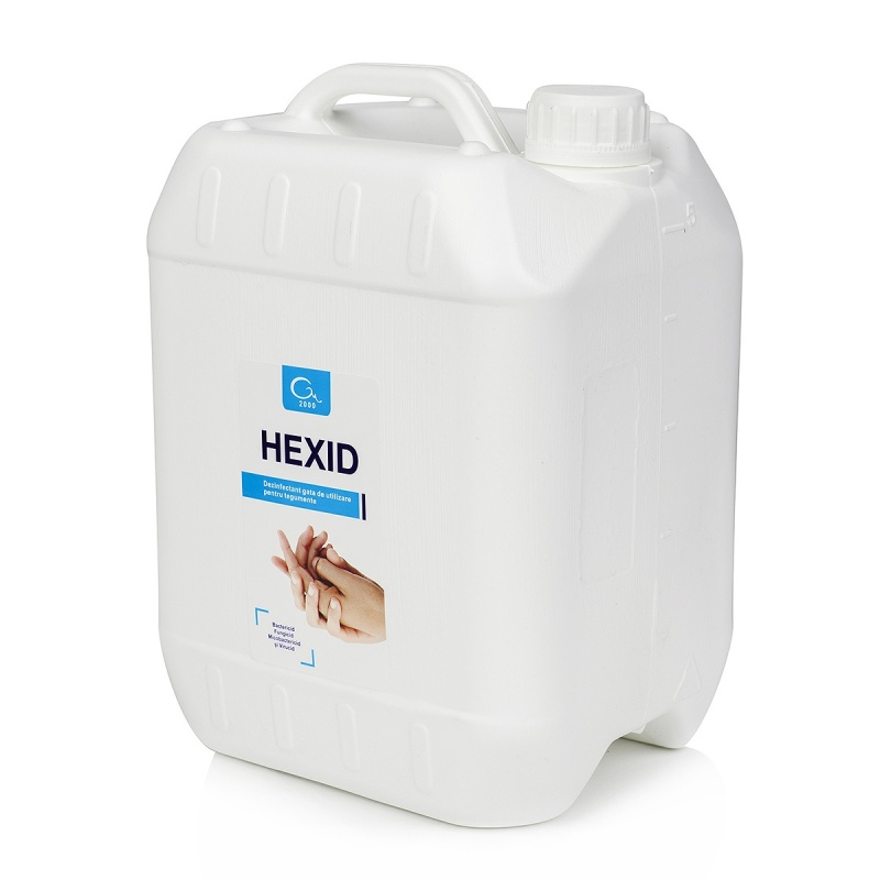 Hexid - Dezinfectant maini si tegumente cu alcool - 5 litri 2