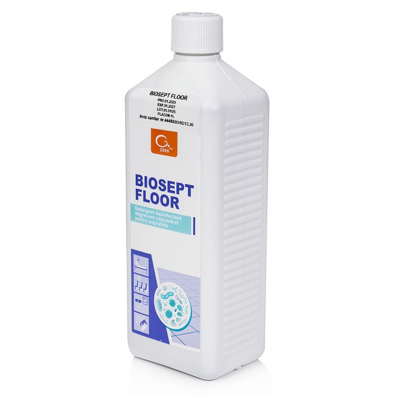 Biosept Floor - Detergent dezinfectant concentrat suprafete - 1 litru 2