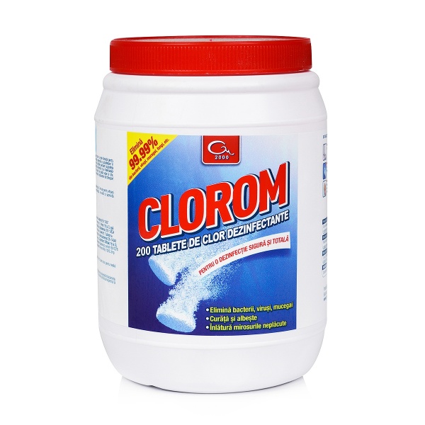 Clorom - Dezinfectant clorigen - 200 Tablete