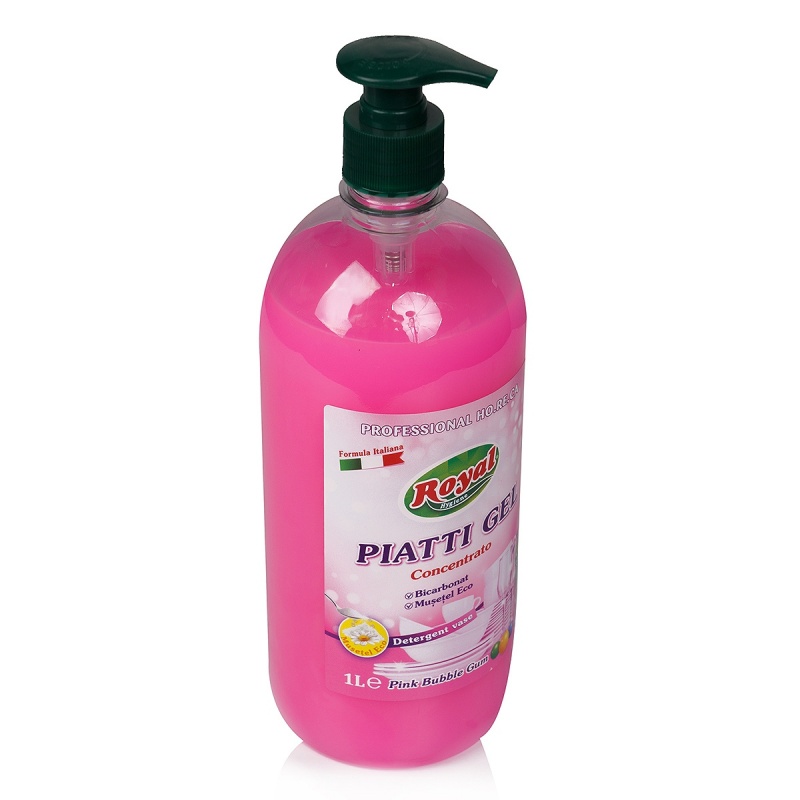 Detergent de vase concentrat Royal Hygiene - Pink Bubble Gum - 1 litru 2