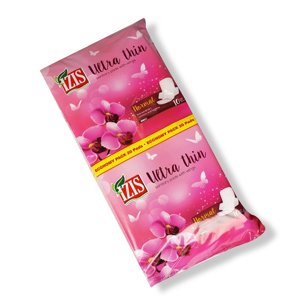 Absorbante cu aripioare Izis - De Zi - 20 bucati