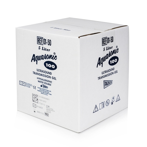 Gel ultrasunete EKG - AQUASONIC 100 albastru - 5 litri