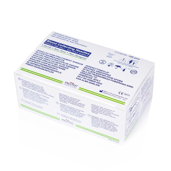 Ace vacutainer 21G - verde - KIMA - 100 buc