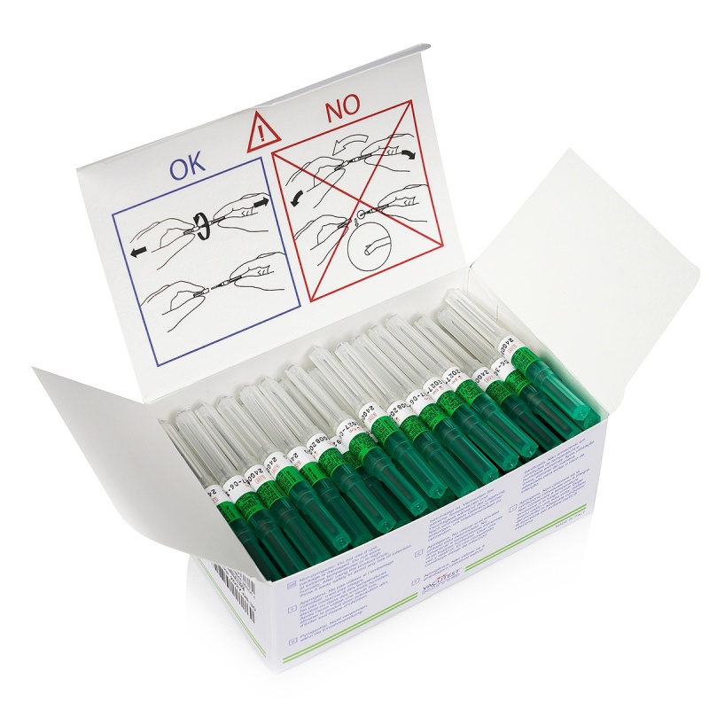 Ace vacutainer 21G - verde - KIMA - 100 buc