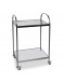 Masa instrumentar, tratament, inox, 2 blaturi