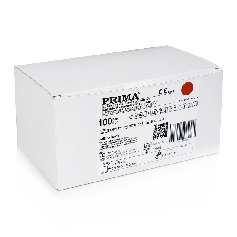 Gel lubrifiant steril - plic 5 grame 2