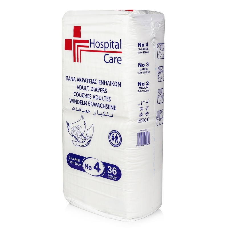 Scutece Adulti Hospital Care - XL - 32 buc 2