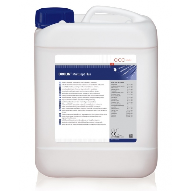 Orolin Multisept Plus - Dezinfectant concentrat pentru instrumentar - 5 litri
