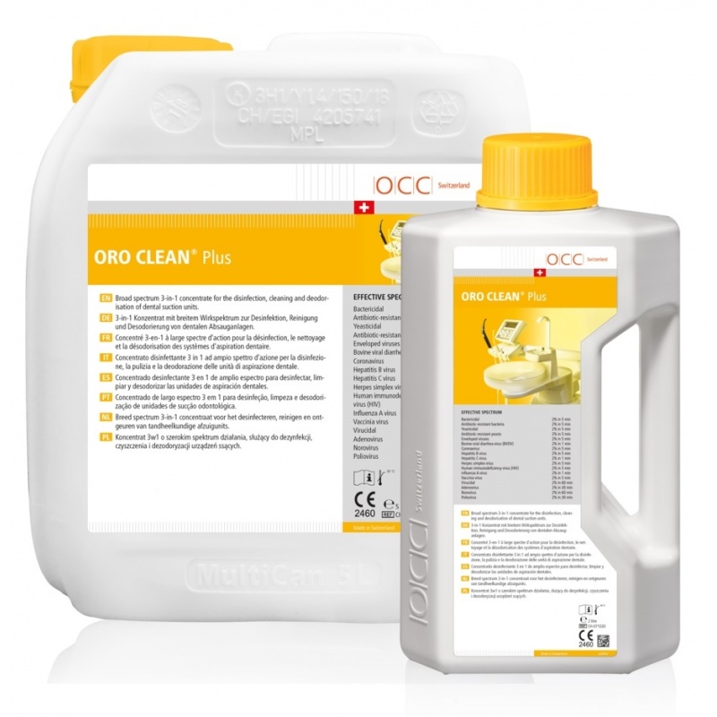 ORO Clean Plus - Dezinfectant concentrat sisteme de aspiratie - 5 litri 2