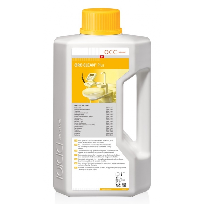 ORO Clean Plus - Dezinfectant concentrat sisteme de aspiratie - 2 litri
