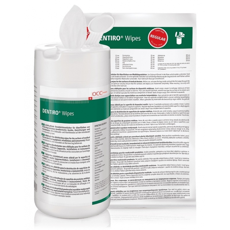 Dentiro Wipes Servetele dezinfectante - 120 buc 2